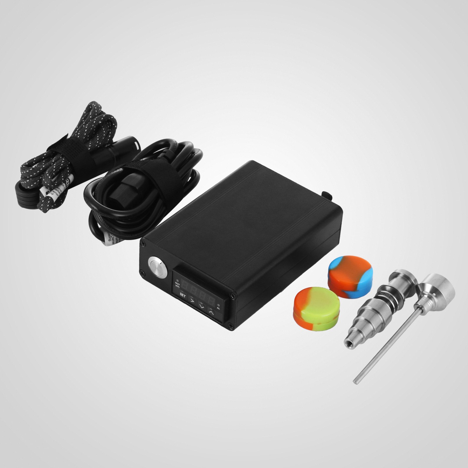 Enail Box E nail Temperature Control Electronic Enail Titanium Barrel Coil Kit