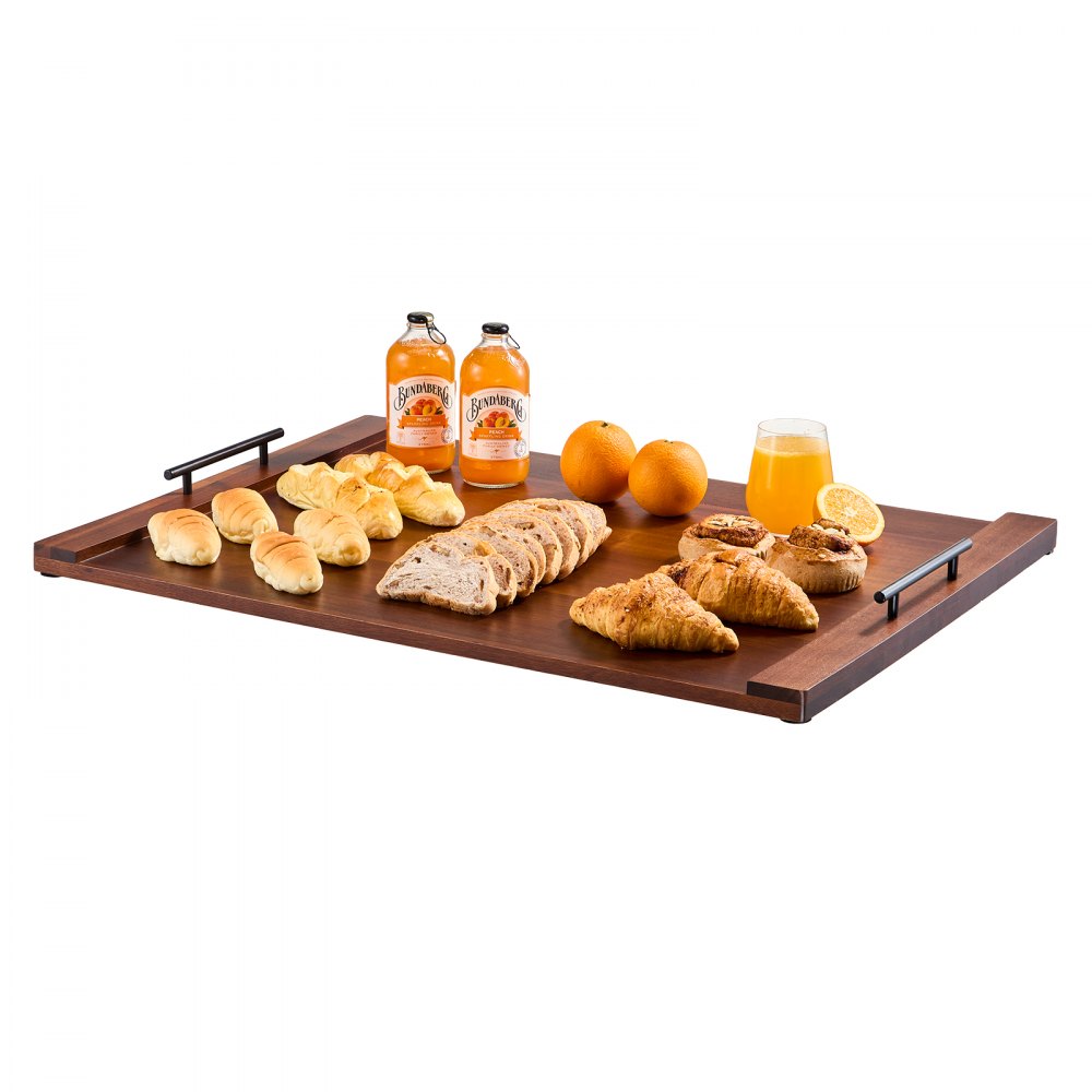 VEVOR Pasta Board Fornuishoes Grenen Fornuishoes voor Elektrisch Fornuis en Gasfornuis, Fornuishoes voor Werkblad, Afdekplaat met Handgrepen (76,2 x 55,88 cm) Donkere Houtkleur