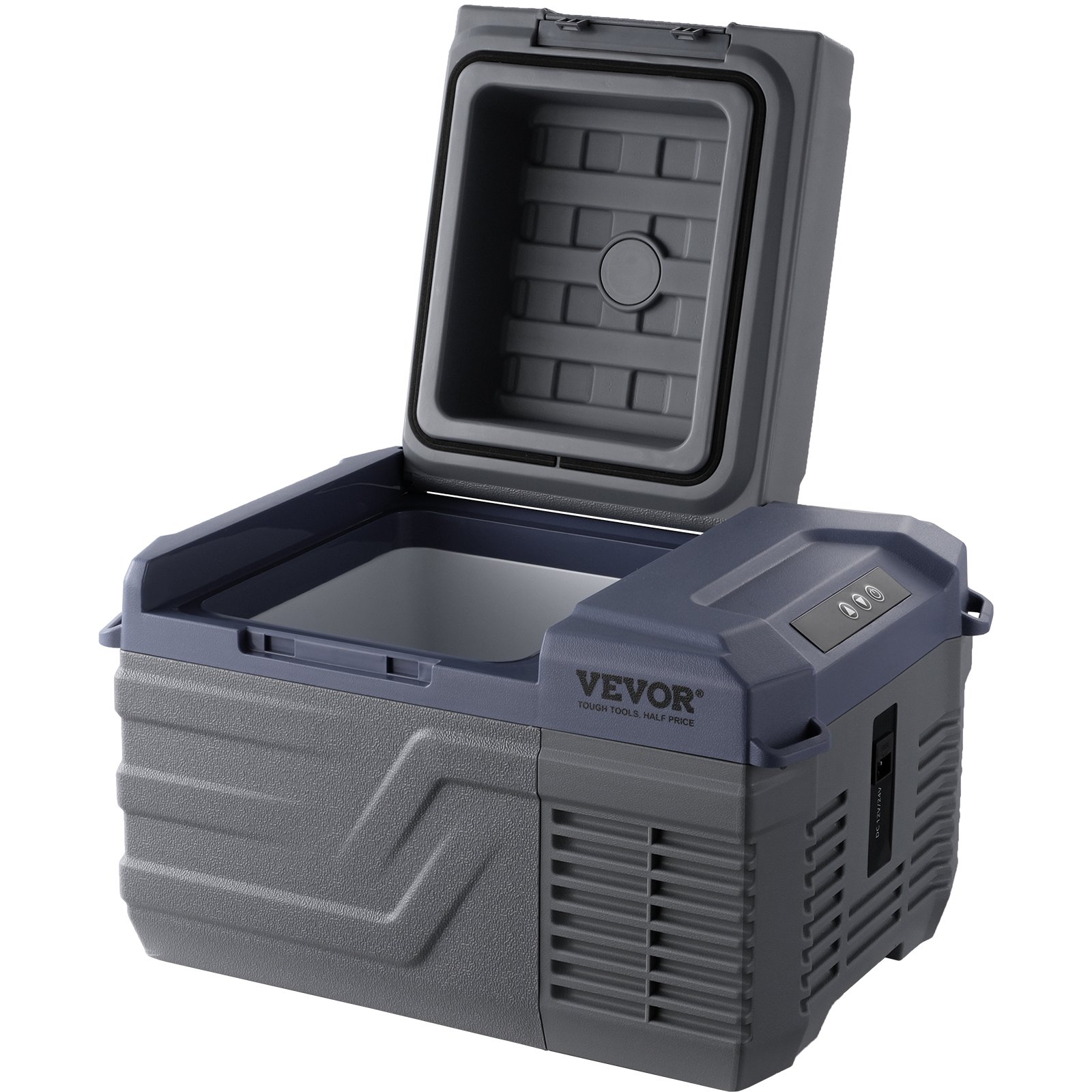VEVOR Autokoelkast, 12-volt autokoelkast, draagbare 12-liter vriezer met één temperatuurzone, instelbaar temperatuurbereik van -4℉ tot 68℉, 12/24V DC en 100-240V AC compressor koeler voor buiten, kamperen en camperen
