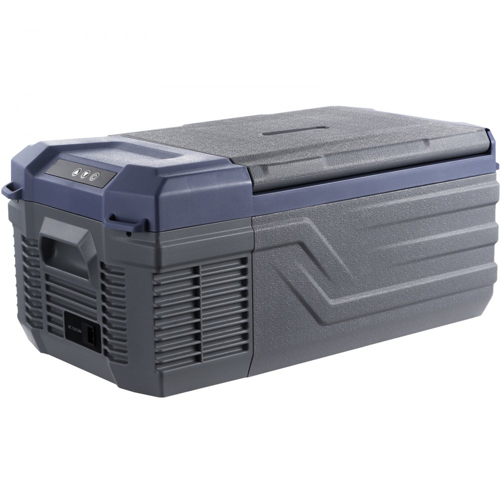 VEVOR Autokoelkast, 12-volt autokoelkast, draagbare 15-liter vriezer met één temperatuurzone, instelbaar temperatuurbereik van -4℉ tot 68℉, 12/24V DC en 100-240V AC compressor koeler voor buiten, kamperen en camperen