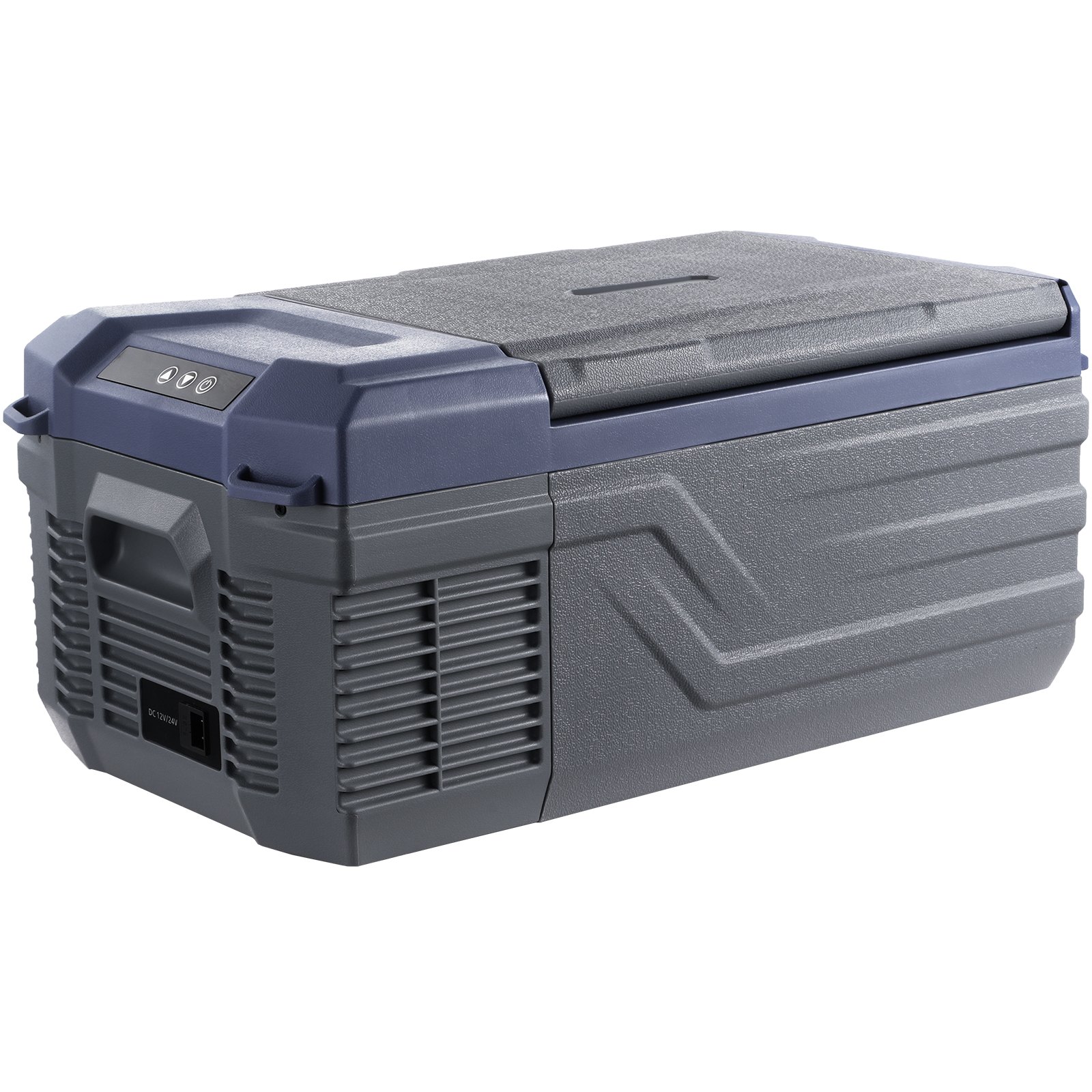 VEVOR Autokoelkast, 12-volt autokoelkast, draagbare 15-liter vriezer met één temperatuurzone, instelbaar temperatuurbereik van -4℉ tot 68℉, 12/24V DC en 100-240V AC compressor koeler voor buiten, kamperen en camperen