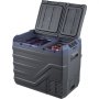 VEVOR Autokoelkast, 39L Draagbare Vriezer met Dubbele Zone, 12 Volt Autokoelkast, -20 tot 20℃ Instelbaar Temperatuurbereik, 12/24V DC en 100-240V AC Compressor Koeler voor Camping, Camper