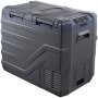 VEVOR Autokoelkast, 12-volt autokoelkast, draagbare 40-liter dual-zone vriezer, instelbaar temperatuurbereik van -20°C tot 20°C, 12/24V DC en 100-240V AC, compressor koeler voor buitengebruik, kamperen, camper