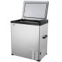 VEVOR Autokoelkast, 12-volt autokoelkast, draagbare 70-liter vriezer met één temperatuurzone, instelbaar temperatuurbereik van -4℉ tot 68℉, 12/24V DC en 100-240V AC compressor koeler voor buiten, kamperen en camperen