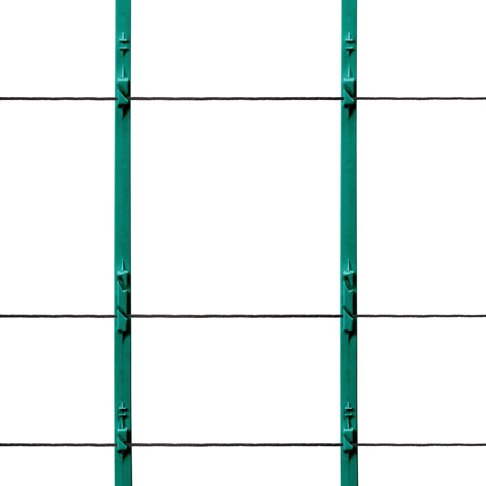 VEVOR Elektrisch hekdraad, 305 m, draagbaar polydraad, diameter 6 mm, 2 koperdraden voor betrouwbare geleiding en roestbestendigheid, hekdraad voor paarden, vee en vee