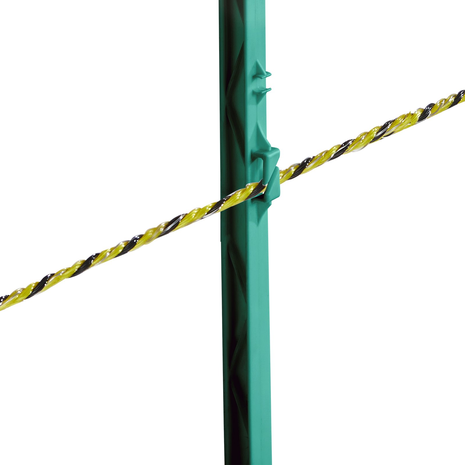 VEVOR Elektrisch hekdraad, 1026 m draagbaar polydraad, diameter 3/8 inch, 6 roestvrijstalen strengen voor betrouwbare geleiding en UV- en roestbestendigheid, hekdraad voor paarden, vee en vee