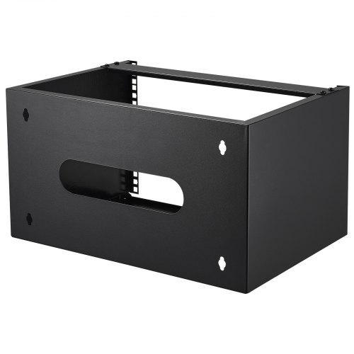 VEVOR 2U Serverrekplank – 406 Mm Diep, 22,7 Kg Draagkracht, Geventileerd, Wand- Of Rekmontage