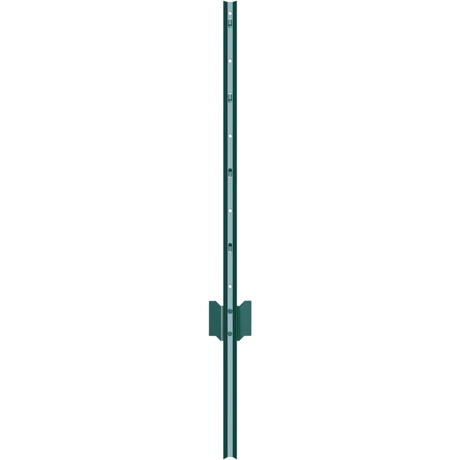 VEVOR 3-voet hekpaal, 10-pack T-paal zware metalen hekpalen, stevige stalen hekpalen voor tuin, gazon, boerderijen en buitenhekwerk met gaas, groen
