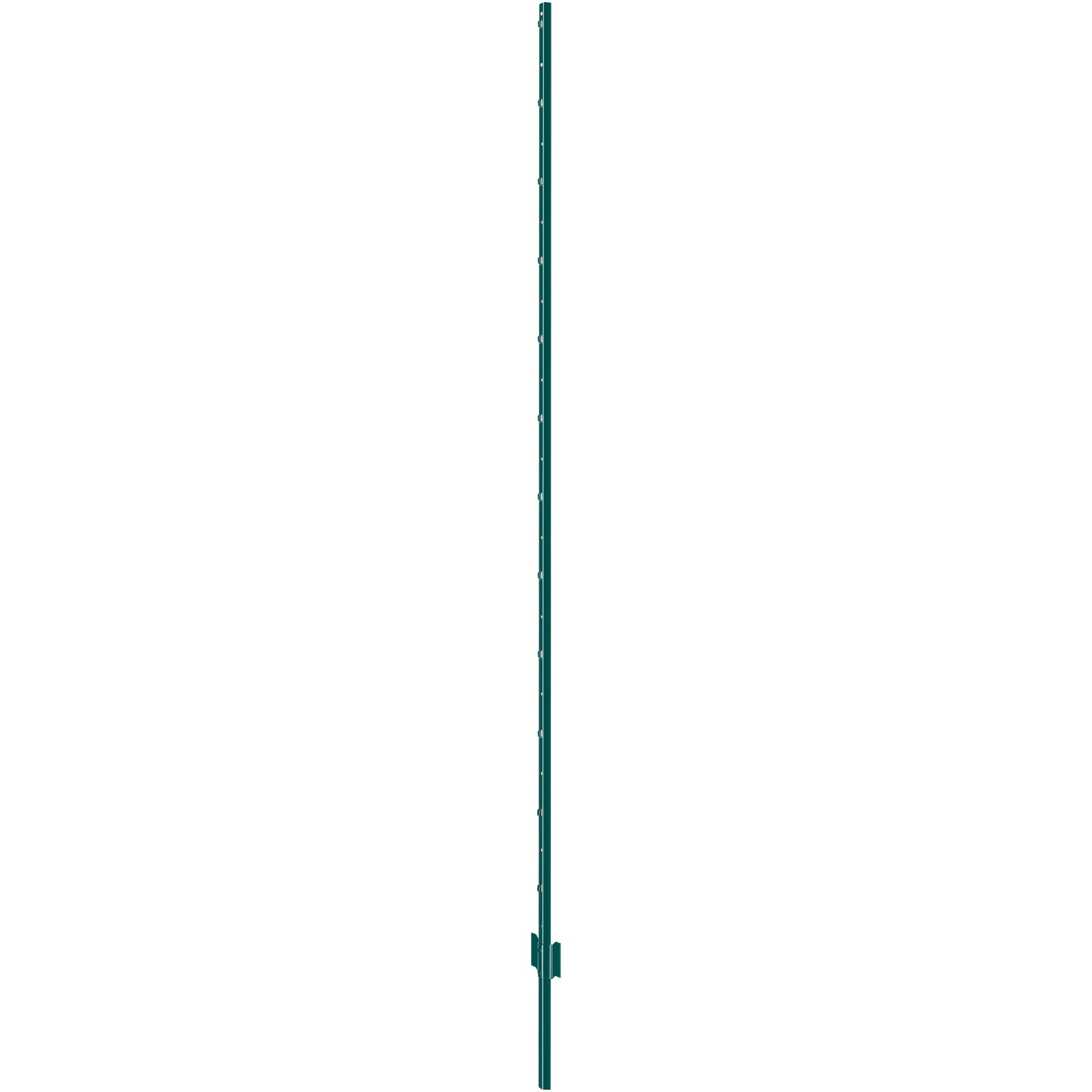 VEVOR 7 Feet Fence Post, 10 Pack U-Channel Heavy Duty Metal Fence Posts, Sturdy Steel Fence Stakes for Garden Yard, Lawn, Farms and Outdoor Wire Fencing, Green