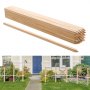 VEVOR Wooden Garden Stakes, 25 Pcs 36x0.75x0.75 in Survey Grading Stakes, Garden Ground Stake with Sharp Point, Fir Wood Plant Support Stake, Sign Posts for Silt Fence Backyard Boundaries Baselines
