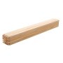 VEVOR Wooden Garden Stakes, 50 Pcs 36x0.75x0.75 in Survey Grading Stakes, Garden Ground Stake with Sharp Point, Fir Wood Plant Support Stake, Sign Posts for Silt Fence Backyard Boundaries Baselines