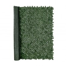 VEVOR kunsthaag 244 x 183 cm klimopblad privacyscherm zijde stof bladeren PE onderlaag kunststof frame materiaal privacyscherm met bladeren muur groen ideaal voor tuin terras balkon