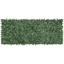 VEVOR Privacy Fence 99x249cm Kunstmatige groene privacy klimop schutting met gaas achterkant en versterkte verbinding Kunstmatige hagen met wijnbladeren als decoratie voor tuin en erf