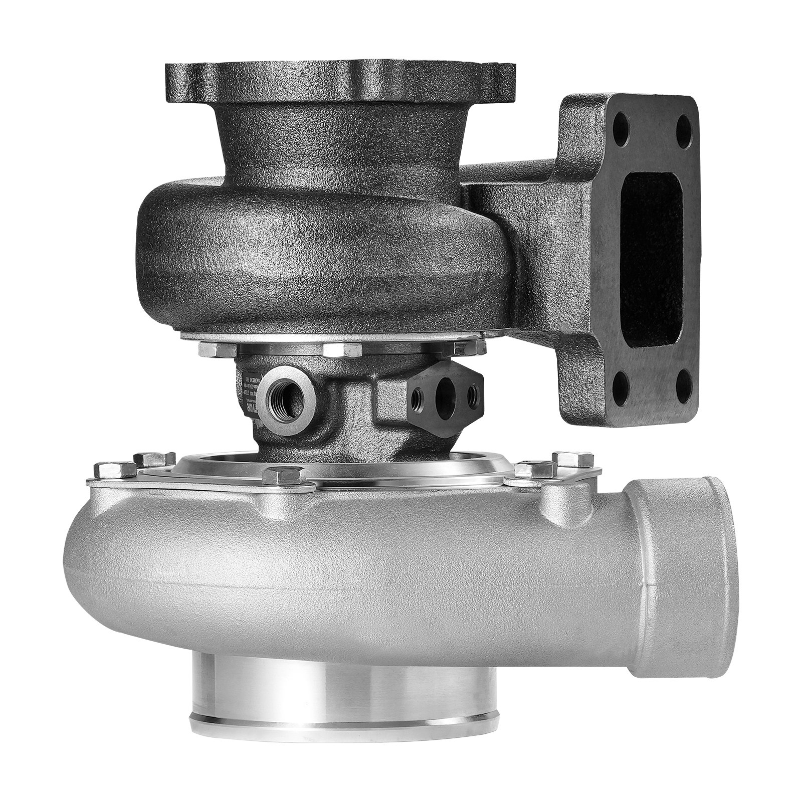 VEVOR Turbocompressor met pakkingset Turbocompressorvervanging voor automotoren Compatibel met 2,5L - 6L motorinhoud, hittebestendige motor Turbocompressor met K418-legering waaier