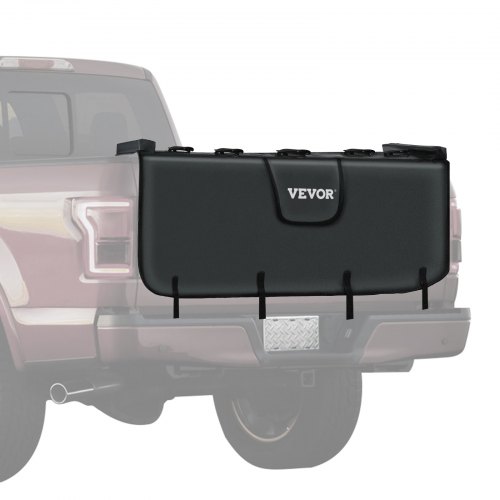 VEVOR Achterklep Fietspad, 134,6 Cm Vrachtwagen Pad Voor 5 Mountainbikes Achterklepbeschermingskussen Met Reflecterende Strips En Gereedschapszakken Achterklepkussen Camera Opening 906420884