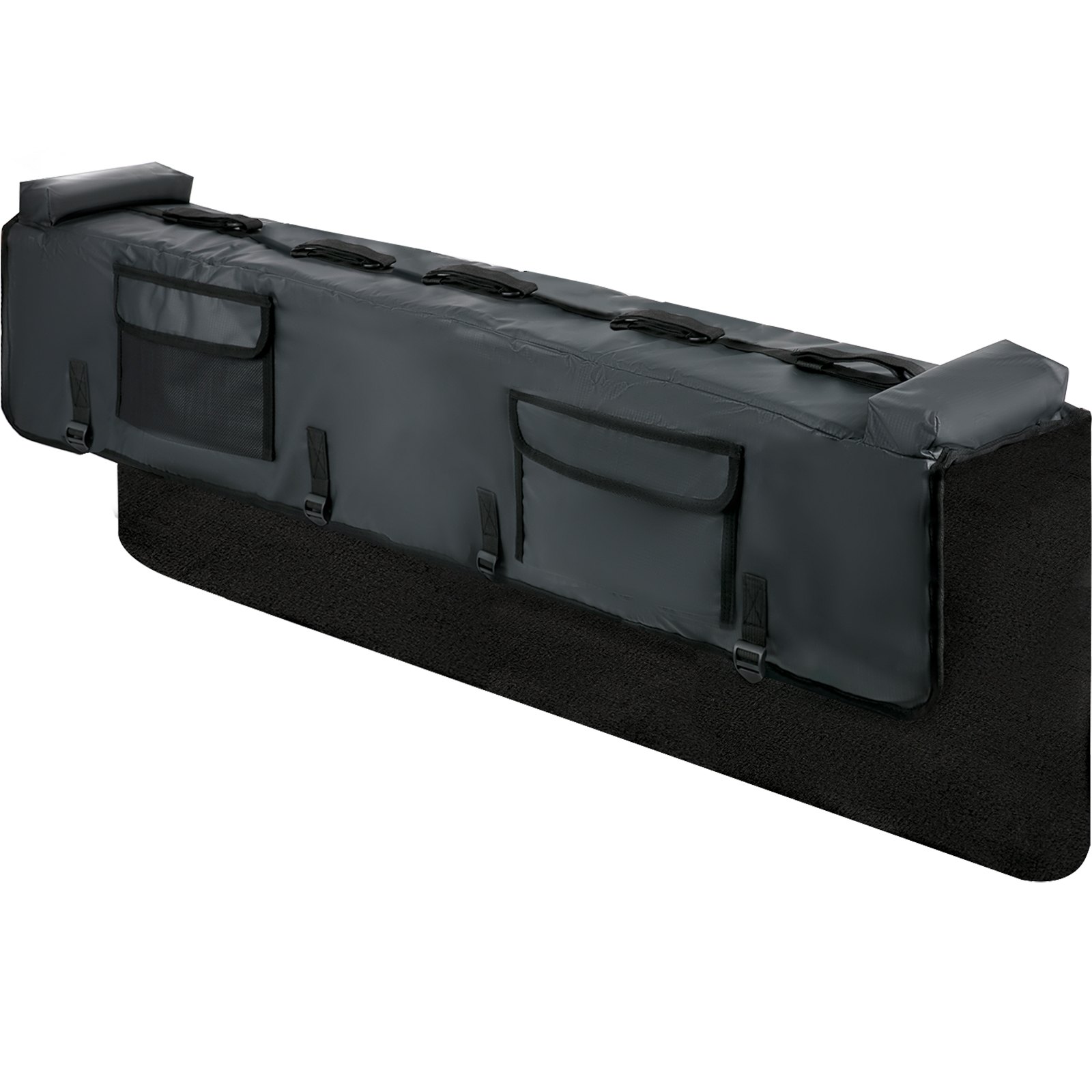 VEVOR Tailgate Pad, 54" Wide Tailgate Bike Pad, Truck Bike Pad for Carrying up to 5 Bikes, Truck Bed Bike Pad with PVC Outer Layer, Mechanic Tool Pocket and Straps for Middle & Large Pickup Truck