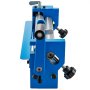 blauwe VEVOR sliprolmachine met verstelbare knoppen en stalen rollen