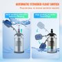 VEVOR Submersible Water Pump, 550W 9500L/H, with 10 m Cord and Automatic Tethered Float Switch, Portable Stainless Steel for Clean, Empty Flooded Area, Swimming Pools, Hot Tubs, for Irrigation