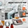 VEVOR vloeistofvulmachine, weegvermogen van 5-50 g, automatische flessenvulmachine, vulmachine, peristaltische pomp, digitale bediening voor melk, water, wijn, dranken, sojasaus (enkele du
