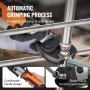 VEVOR Press Tool and Battery Kit, Pro Press Tool, Electric Pipe Crimping Tool with M15, M22, M28 Jaws, Press Tool Kit with 2pcs 18V 4.0Ah Battery, Fast Charger, and Carrying Case