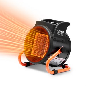 UISEBRT Keramische Ventilatorkachel 3000 W Elektrische Kachel -Verwarmingstoestel met Oververhittingsbeveiliging, Elektrische Verwarming voor Bouwplaats, Garage, Werkplaats