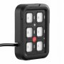 VEVOR 6-weg schakelpaneel 12-24 V schakelveld met LED-achtergrondverlichting voor auto's, vrachtwagens en boten, 1440 W, 60 A, met 3 schakelmodi, IP65-bescherming, temperatuurbewaking en verstelbare paneelbeugel.