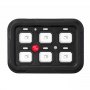 VEVOR 6-weg schakelpaneel 12-24 V schakelveld met LED-achtergrondverlichting voor auto's, vrachtwagens en boten, 1440 W, 60 A, met 3 schakelmodi, IP65-bescherming, temperatuurbewaking en verstelbare paneelbeugel.