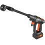 VEVOR Draadloze hogedrukreiniger, snoerloze waterdrukreiniger spuitpistool (250W 21V, 50bar, voor mobiele reiniging en irrigatie, 4L/min, inclusief accessoires en oplader)