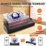 VEVOR Tattoo Transfer-sjabloonprinter, draadloze Bluetooth-tatoeage-sjabloonprinter met 10 stuks transferpapier en stoffen zak, draagbare tattoo-printer voor Android en iOS-telefoon