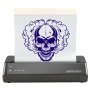 VEVOR Tattoo Transfer Stencil Printer, Wireless Bluetooth Tattoo Stencil Printer Machine with 10Pcs Transfer Paper and Cloth Bag, Portable Tattoo Printer for Android and iOS Phone, iPad and PC