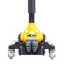 VEVOR hydraulische rolkrik 2 ton laag profiel zware aluminium hydraulische krik met dubbele zuiger snelhefpomp, geel