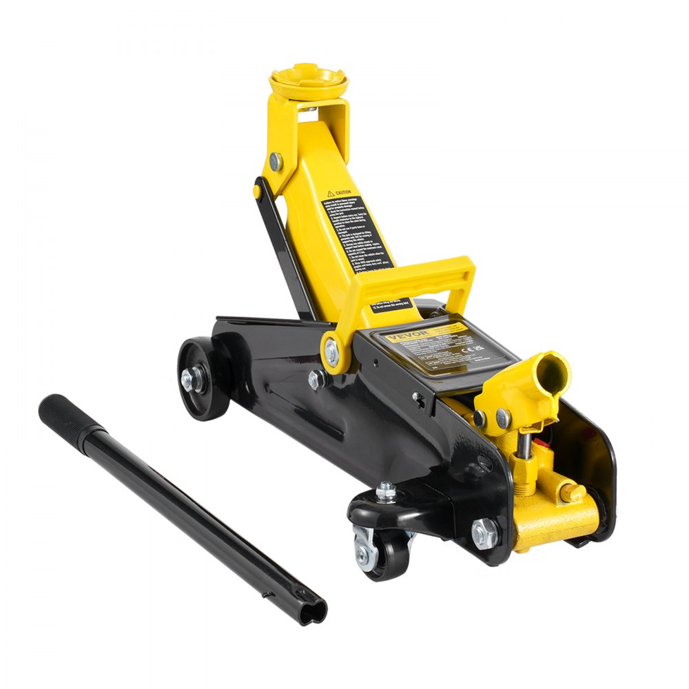 VEVOR Low Profile Floor Jack 2 Ton Heavy Duty Single Piston Hydraulic Pump