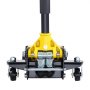 VEVOR hydraulische rolkrik 2 ton lage hydraulische krik met dubbele zuiger snelhefpomp, geel 75-470 mm
