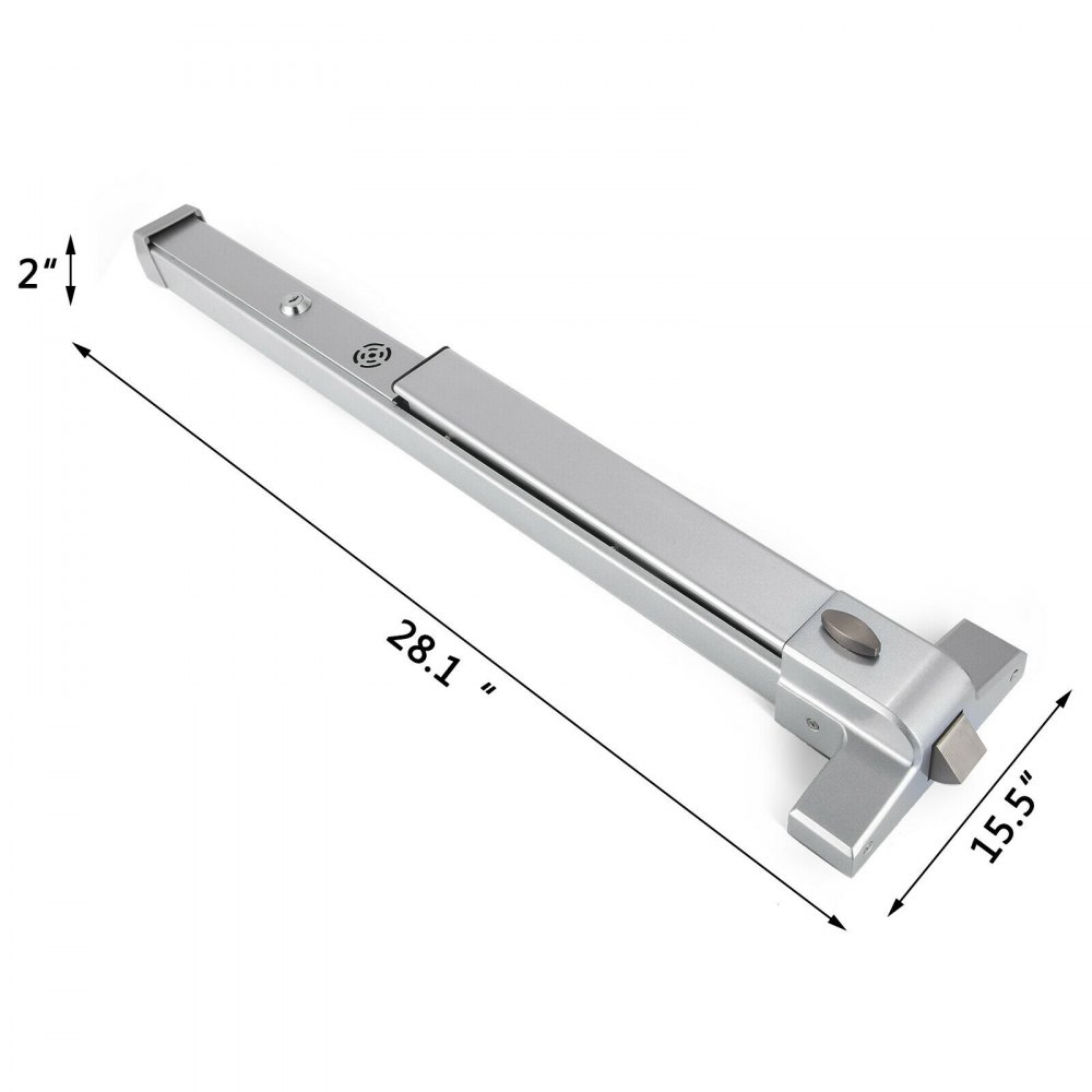 71-90cm Deuropener Push voor Brand Paniek Exit Apparaat Lock Noodhardware met Alarm