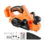 VEVOR Accu Schaafmachine, 82 mm snijbreedte, 15.000 tpm elektrische schaafmachine voor hout met borstelloze motor, instelbare snijdiepte voor houtbewerking, compatibel met VEVOR 18V ​​accu (alleen gereedschap)