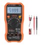 VEVOR digitale multimeter, 6000 TRMS DC/AC voltmeter, stroomtester, NCV-multimeter voor stroom, spanning, weerstand, duty cycle, temperatuur, diodes, doorgangstest met spanningvoerende draad