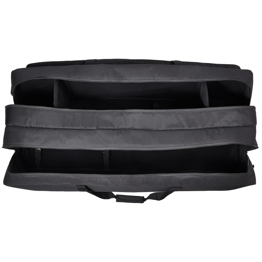 VEVOR Telescope Case, 1040 mm, Telescope Large Storage Bag with Fixed Buckles, Multi-Pocket & Detachable Divider, Shock-Absorbent Telescope Carrying Bag for Optical Tube & Tripod, Counterweight Pocket