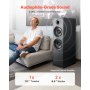 VEVOR Passief 2-weg vloerstaand luidsprekersysteem met 1-inch tweeter en twee 8-inch woofers, 600W piekvermogen, frequentiebereik van 50Hz-20kHz, robuuste MDF-behuizing, voor thuisaudio, enkel