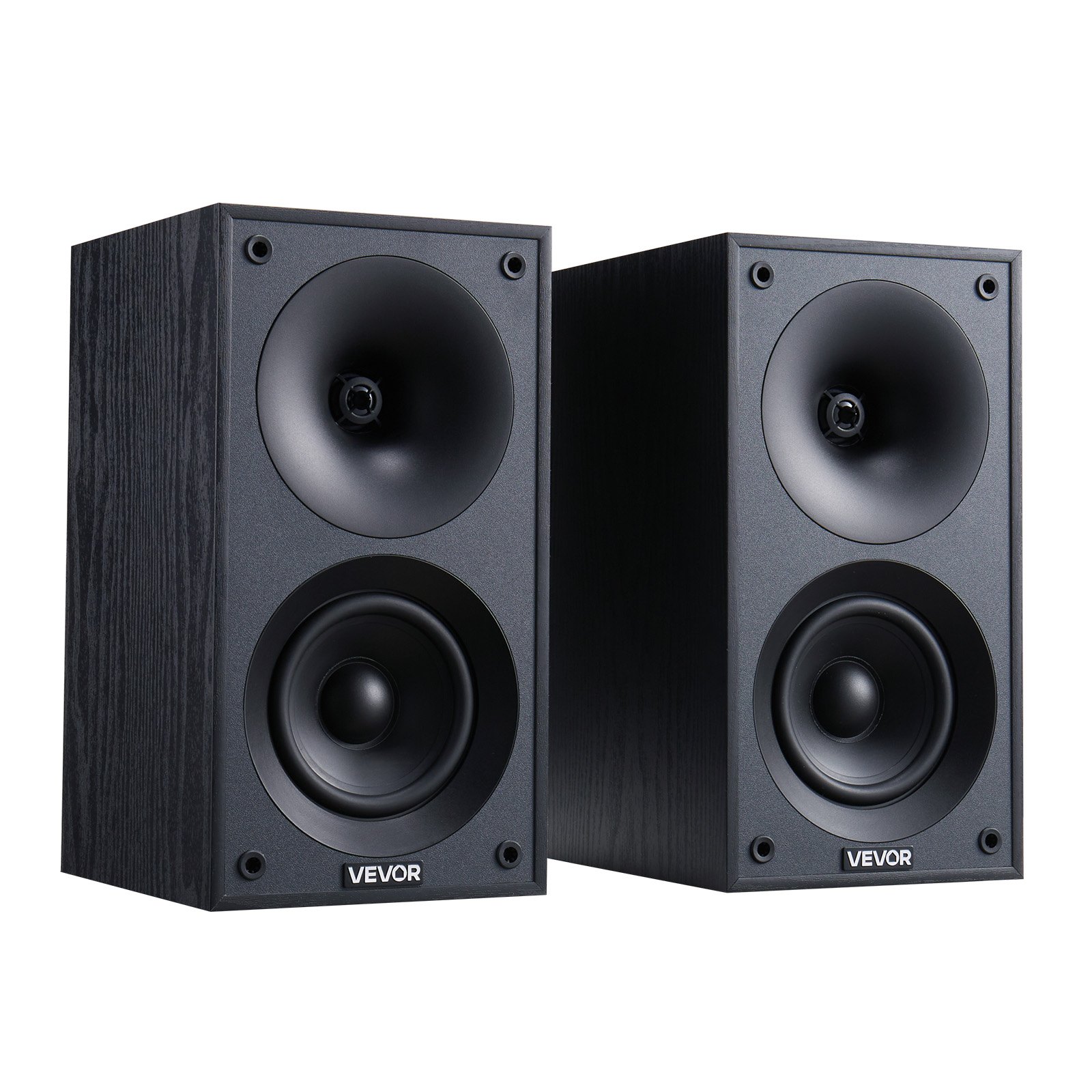 VEVOR Passieve Boekenplank Luidsprekers Paar 300W Stereo Audio Luidsprekers 70Hz-20kHz 150x189x280 mm