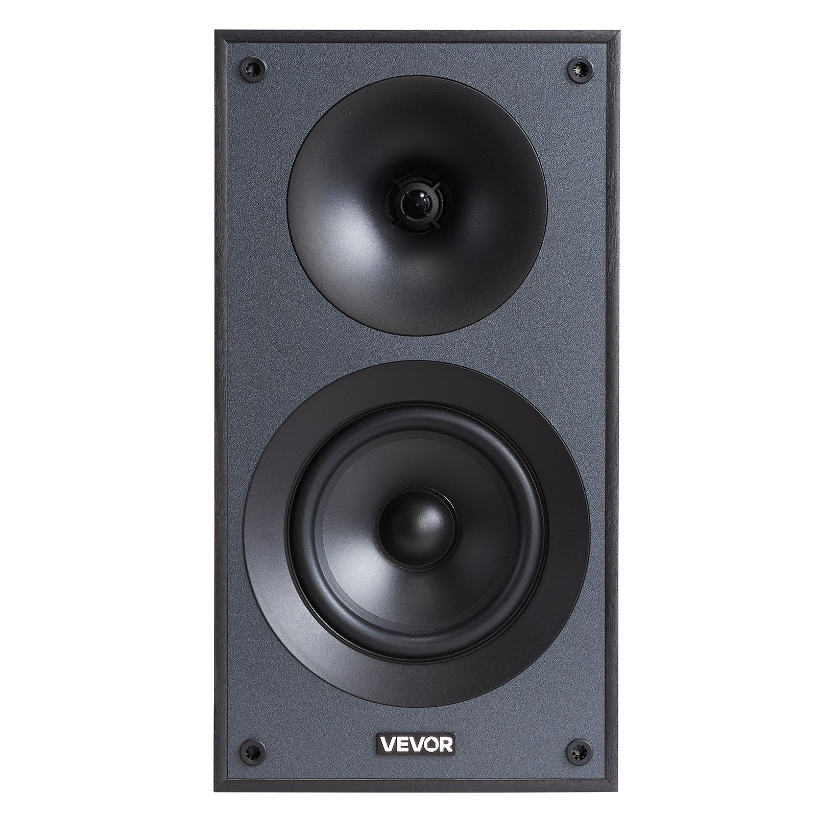 VEVOR Passive Bookshelf Home Speakers Pair Stereo Audio Speakers Cone 65Hz-20KHz