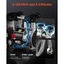 VEVOR Luchtcompressor, stalen tank van 10 gallon, olievrije luchtcompressor van 2 pk 5,3 CFM bij 90 PSI en max. druk van 125 PSI, 78 dB, ultrastille draagbare compressor, voor autoreparatie, bandenspanning, spuitverven