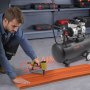 VEVOR Luchtcompressor, 15 Gallon Stalen Tank, 2 HP 5,3 CFM@90 PSI Olievrije Luchtcompressor en Max. 125 PSI Druk, 78 dB Ultra Stille Draagbare Compressor, voor Autoreparatie, Bandenspanning, Spuitverven