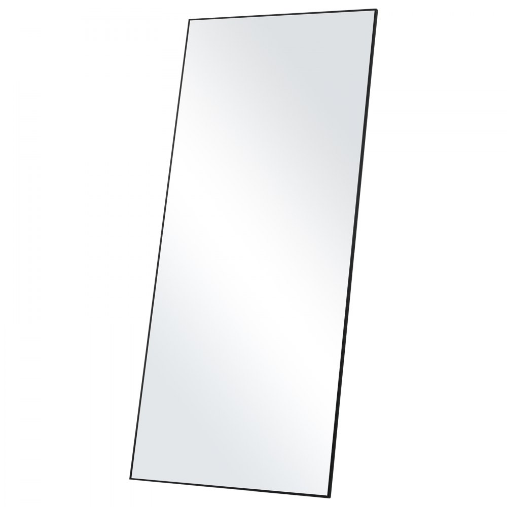 VEVOR full length mirror with black frame, standing at an angle on a plain white background.