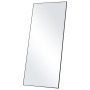 VEVOR full length mirror with black frame, standing at an angle on a plain white background.