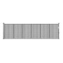 VEVOR Retractable Baby Gate, 870 mm Tall, Extends up to 2800 mm Wide, Retractable Gate for Kids or Pets, Mesh Material, Easy to Install for Indoor Stairs, Doorways, Hallways, Playrooms, Gray