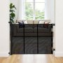VEVOR Retractable Baby Gate, Extends to 4150 mm Extra Wide, 990 mm Tall, with Reinforced Fiberglass Strips, Avoids Crawling Through, Mesh Dog Gate for Decks, Doorways, Garages, Indoor, Black