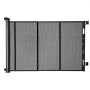 VEVOR Retractable Baby Gate, Extends to 4150 mm Extra Wide, 990 mm Tall, with Reinforced Fiberglass Strips, Avoids Crawling Through, Mesh Dog Gate for Decks, Doorways, Garages, Indoor, Black