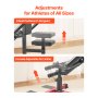 VEVOR Dip Machine Triceps en Biceps Press Borsttraining met Kabelstang