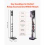 VEVOR stofzuigerstandaard, compatibel met Dyson V6 V7 V8 V10 V11 V15, stofzuigerstandaardhouder met 4 haken voor Dyson DC30 DC31 DC34 DC35 DC58 DC59 DC62 D74 draadloze stofzuigers en accessoires
