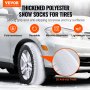 VEVOR 2PCS Thickened Snow Socks for Tires Snow Traction Tire Cover-Large